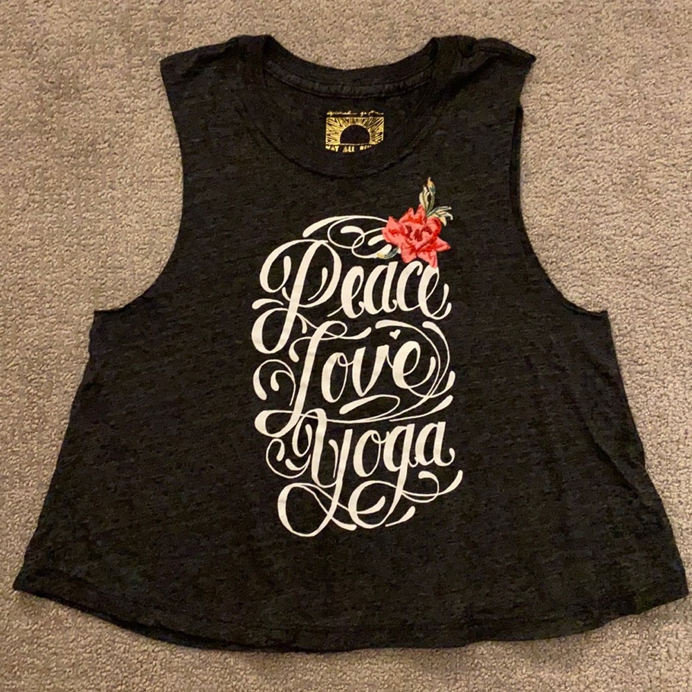 SPIRITUAL GANGSTER cropped yoga tank small